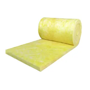 便宜的价格优质保温腔罐使用 16千克/m3 25毫米纤维玻璃棉毛毯 isolant laine de verre 100毫米