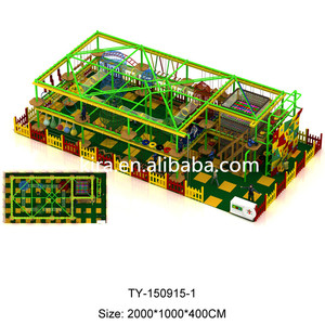 Terrain <span class=keywords><strong>de</strong></span> jeu intérieur pour enfants, Course à cordes <span class=keywords><strong>de</strong></span> haute qualité, parcours d'obstacles à vendre - Product Image 6