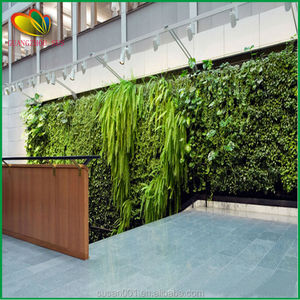Interior pared verde artificial plástico tela artificial plantas artificiales hierba pared - Product Image 1