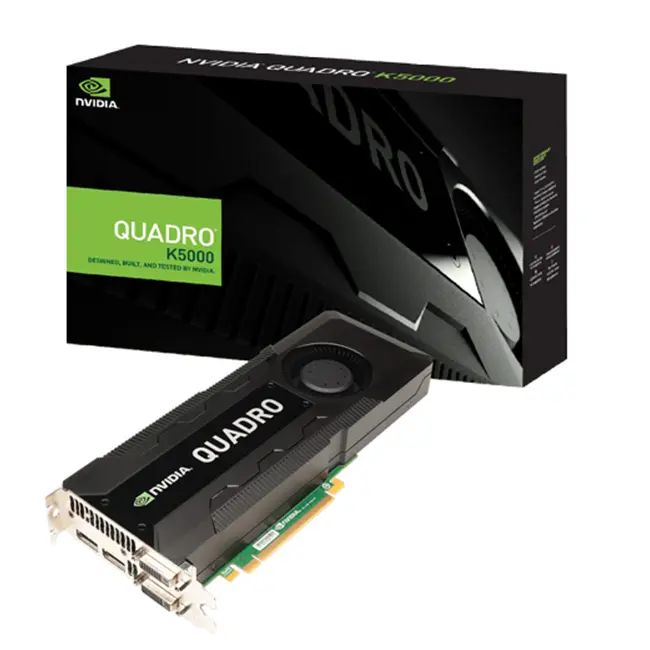 Quadro VCQK5000-PB K5000 4GB 256-bit Workstation placa de vídeo PCI Express 2.0x16 HDCP Pronto
