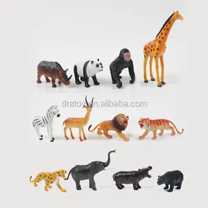 Wholesale Price PVC Plastic High Simulated Diverse Wild Animals Kid Toys Custom Classic Zoo Animal Models For Collections