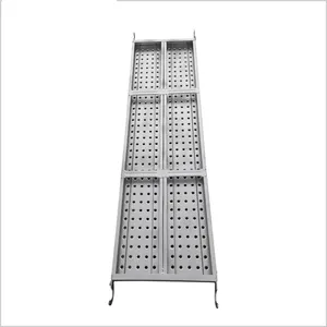 TSX Metal yapı malzemesi iskele çelik tahta merdiven ve iskele galvanizli delikli çelik Planking