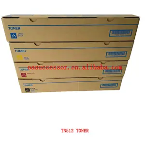 TN512 חדש תואם טונר מחסנית, A33K132 A33K232 A33K332, עבור Konica Minolta Bizhub BH C454/C554/C454e/C554e/TN512Y/TN512M