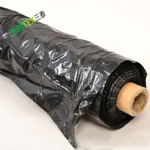 Gewassen Planten Aarde Bedekken Zwarte Mulch Film 30 Micron Onkruidbestrijding Poly Film