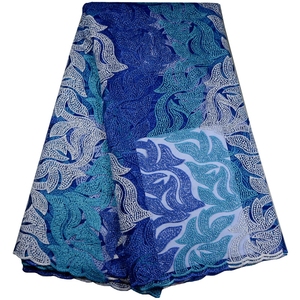 nouveau tissu perlé avais brodé net / tulle de dentelle pour mariage / praty pierres - Product Image 1