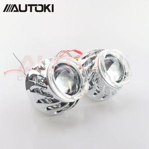 AUTOKI New cơn lốc Dual LED thiên thần đôi mắt to ngày ánh sáng bi-xenon projector lens <span class=keywords><strong>hid</strong></span> - Product Image 3