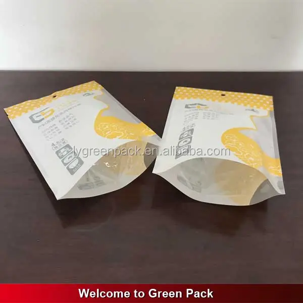Widely Used Superior Quality plastic flexible food packaging pouch bag with zipper on top for sugar packaging
