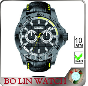 Automatic watch men's stainless steel waterproof watch with rubby bands customized company logo - Product Image 2
