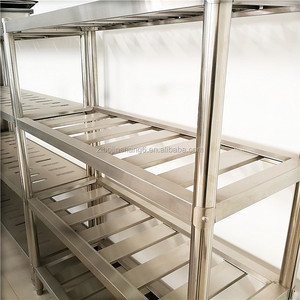 Bastidores de almacenamiento de cocina de acero inoxidable - Product Image 1