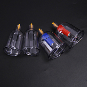 Gelas bekam Hijama plastik, cangkir gabungan, cangkir melengkung untuk pijat badan - Product Image 3