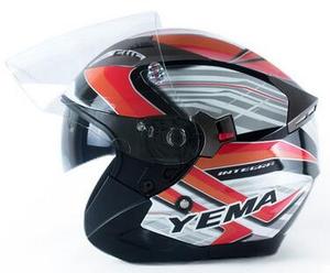 YM-627 double visière <span class=keywords><strong>casque</strong></span> <span class=keywords><strong>casque</strong></span> demi-visage avec norme ECE <span class=keywords><strong>moto</strong></span> <span class=keywords><strong>casque</strong></span> - Product Image 5