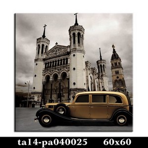 Vintage Voiture <span class=keywords><strong>Impression</strong></span> Peinture <span class=keywords><strong>Pas</strong></span> <span class=keywords><strong>Cher</strong></span> Toile Art pour Décor Industriel - Product Image 4