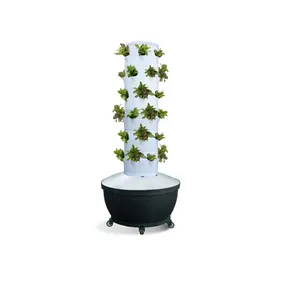 Commercial greenhouse aeroponic tower garden vertical farming