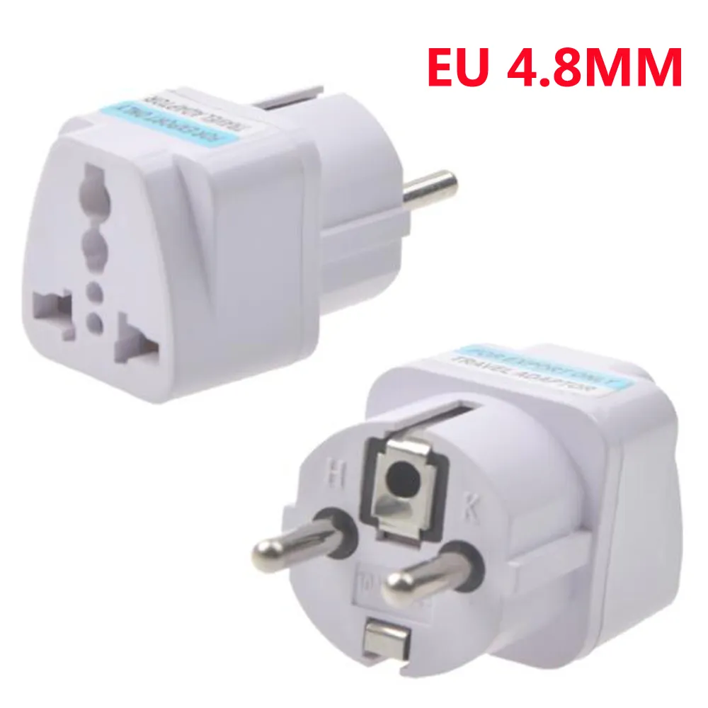 EU plug Pengisian Adapter Charger Grosir INGGRIS US AU untuk UNI EROPA AC Power Plug Charger Adapter Outlet Converter