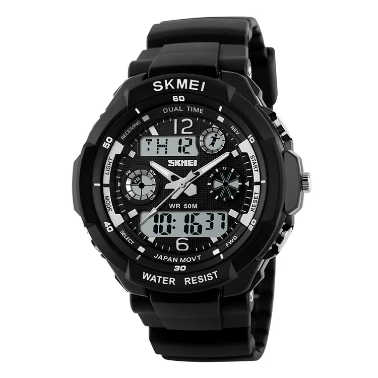 Skmei 0931 Dual Time Sports Watch Analog Digital Relojes Luxury Brand Watches Men Relojes Digitales Para Hombre