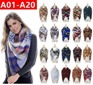 HOT!!! Écharpe en cachemire pour femme, personnalisée, 60 couleurs, écharpe carrée surdimensionnée, plaid, écharpe à carreaux, tartan - Product Image 1