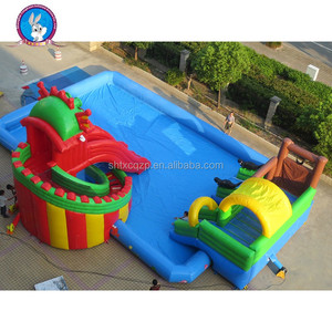 <span class=keywords><strong>Parc</strong></span> aquatique commercial géant gonflable de glissière d'eau avec la piscine sur la promotion professionnelle d'utilisation de lac de plage de <span class=keywords><strong>parc</strong></span> aquatique de terre - Product Image 3
