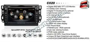 WITSON para CHEVROLET CRUZE DVD del coche con A8 Chipset Plataforma S100