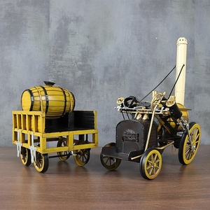 Fabbrica della cina 1892 di Razzo Modello di Treno Locomotiva A Vapore SCALA <span class=keywords><strong>1</strong></span>:<span class=keywords><strong>24</strong></span> Handmade del Commercio All'ingrosso Del Mestiere Del Metallo Dell'annata Della Decorazione Della Casa - Product Image 4