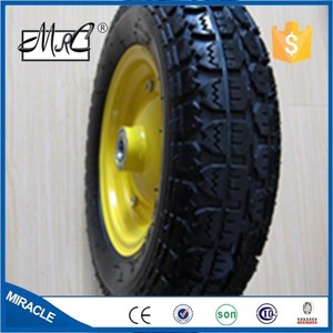 Ruota in Gomma per Carretto Piccolo MRC CINA, Ruota per Go-Kart, Ruota per Carriola 14x3.50-8 - Product Image 2