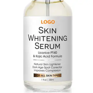 Merek/Logo Kustom Serum Pencerah Kulit Alami Terbaik dengan Asam Kojic