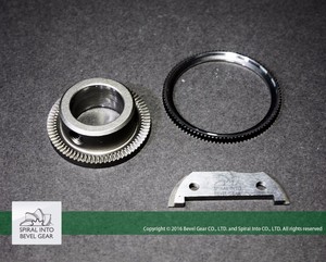 Engranaje de Superficie y Corona Dentada de Acero de Alta Calidad con Recubrimiento de Zinc para Uso en Máquinas, Certificado ISO9001, Personalizado OEM - Product Image 2