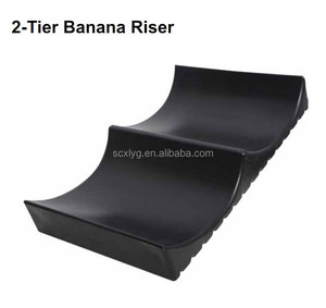 XLW espositore per frutta in plastica morbida di alta qualità a 2 livelli per espositore a Banana - Product Image 5