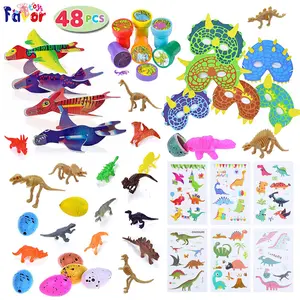 Hotsale 48 Stuks Dinosaurus Speelgoed Set Voor Kinderen Verjaardagsfeestje Gunst