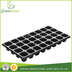 Plateau de semis en plastique réutilisable à 32 cellules pour l'agriculture en serre de légumes, plateaux pour semis - Product Image 5