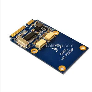 미니 PCI-E PCI 익스프레스 듀얼 USB 2.0 어댑터 라이저 카드 익스텐더