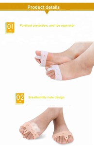 Semelles intérieures de sport en silicone confortables avec correcteur d'<span class=keywords><strong>hallux</strong></span> <span class=keywords><strong>valgus</strong></span>, séparateurs d'orteils en gel, supports de voûte plantaire et protection pour <span class=keywords><strong>chaussures</strong></span> contre le <span class=keywords><strong>hallux</strong></span> <span class=keywords><strong>valgus</strong></span> - Product Image 2