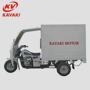 Carga cerrado expreso entrega 200cc motor de <span class=keywords><strong>gasolina</strong></span> 3 ruedas Triciclo de motor en venta - Product Image 2