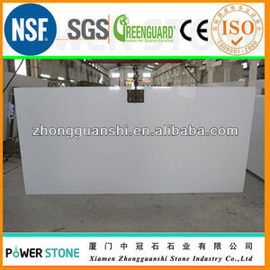 De China de materiales de construcción de Super White Aritificial piedra de cuarzo hoja - Product Image 1