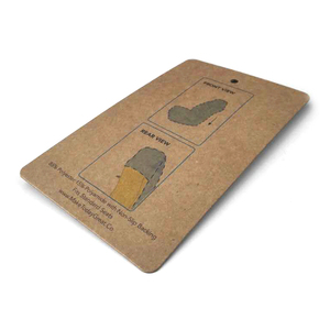 Thẻ quần áo tùy chỉnh thân thiện với môi trường tái chế FSC chứng nhận sản phẩm giấy kraft tròn màu nâu treo thẻ cho quần áo - Product Image 3