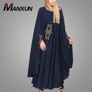 Neueste Burka Designs Schöne Dubai Kaftan Kleid Mode Stickerei Design Marokkanischen Kaftan Abaya