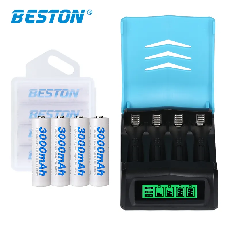 Pin Sạc BESTON Dung Lượng Cao Ni MH 1.2V Aa Kích Thước 3000Mah Cho Máy Ảnh Kỹ Thuật Số