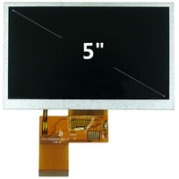 5 Zoll LCD-Panel-Displaymodule RGB TTL 40-Pin 480x272 800x480 500nits ILI6480 TFT LCD-Display mit Steuerplatine