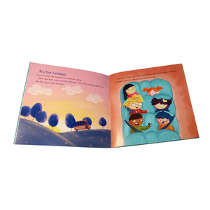 Impression <span class=keywords><strong>de</strong></span> livres cartonnés pour enfants reliés à la selle, dessins animés et bandes dessinées en anglais, 14x14 cm, certifié FSC - Product Image 5