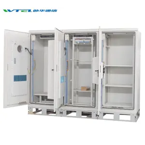 W-TEL MSAN outdoor telecom FTTX cabinet enclosure IP66 with heat exchanger