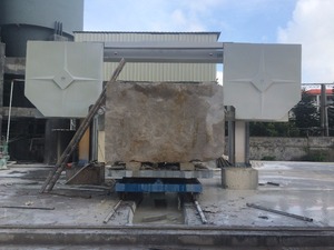 Sabit elmas tel testere kesme taş granit mermer blok tek tel profil soyunma kazıma makinesi - Product Image 3