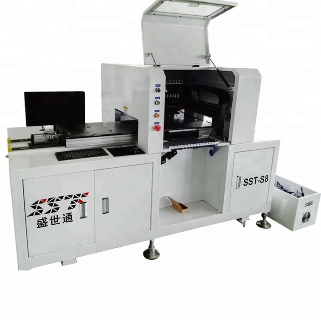 High Precise S8 Smt Pick and Place Machine Smt Mounter LED Chips Shooter LED Strip Smt Machine