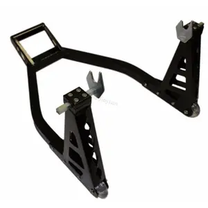 Hohe Gewicht Kapazität Schwarz Aluminium Motorrad Reparatur Stand/Bike Lift Universal Motorrad Paddock Stand für Hinten Rad JYS-013