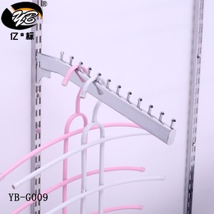 Duvar rafı ayağı metal ceket kancaları oluklu kanal braketi alışveriş merkezi asılı ekran elbise - Product Image 5