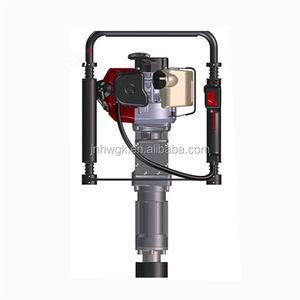 Machine à piquer les poteaux de clôture vibrante portative à essence de 70 mm / Piqueur de poteaux pour le marché asiatique - Product Image 3