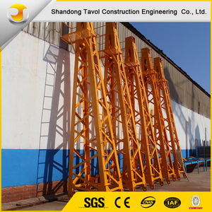 QTZ80 6 ton grúas torre de construcción de construcción de equipos de elevación - Product Image 6