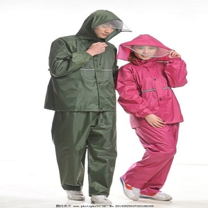 Veste de <span class=keywords><strong>pluie</strong></span> imperméable jaune en PVC de style industriel léger pour hommes de haute qualité et <span class=keywords><strong>pantalon</strong></span> imperméable - Product Image 3