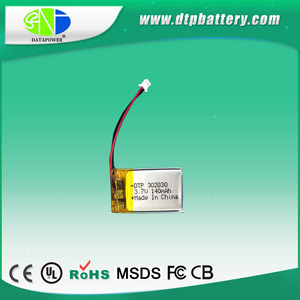 DTP531230 lipo batterie 3,7 v 140 mah - Product Image 1