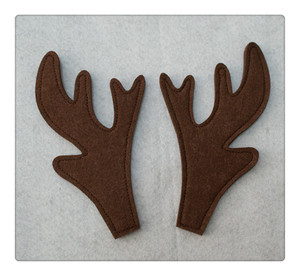 Custom He felt Christmas Reno Antlers Cars - Product Image 5