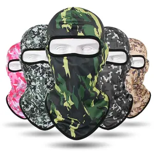 B581 Pescoço Esportes Ao Ar Livre Da Motocicleta Rosto Máscara de Esqui No Inverno Quente Snowboard à prova de Vento Máscara Facial Camuflagem Chapéu