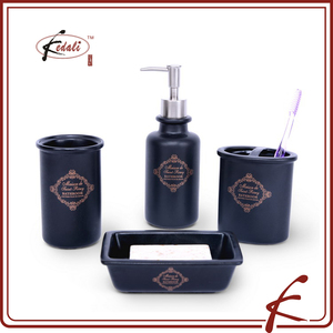 <span class=keywords><strong>Noir</strong></span> haute gamme distributeur de <span class=keywords><strong>savon</strong></span> de bain en céramique décoration magasin pot vente chaude - Product Image 6